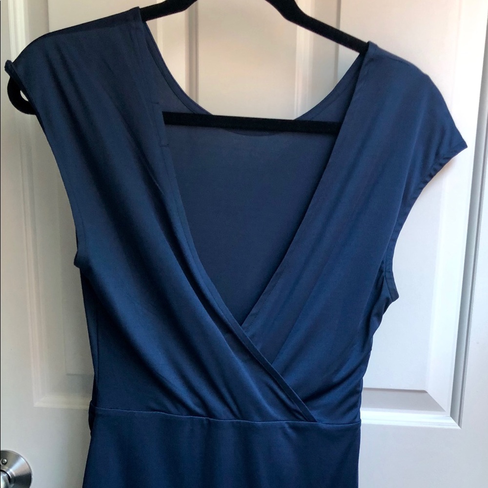 Navy bodycon dress